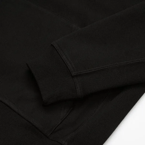 Carhartt WIP Hooded American Script Sweatshirt Black