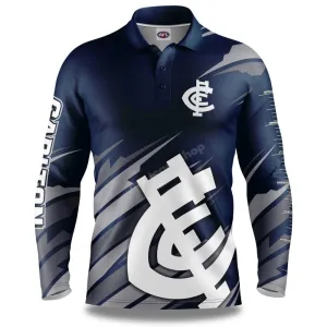 CARLTON BLUES AFL "IGNITION" FISHING SHIRT