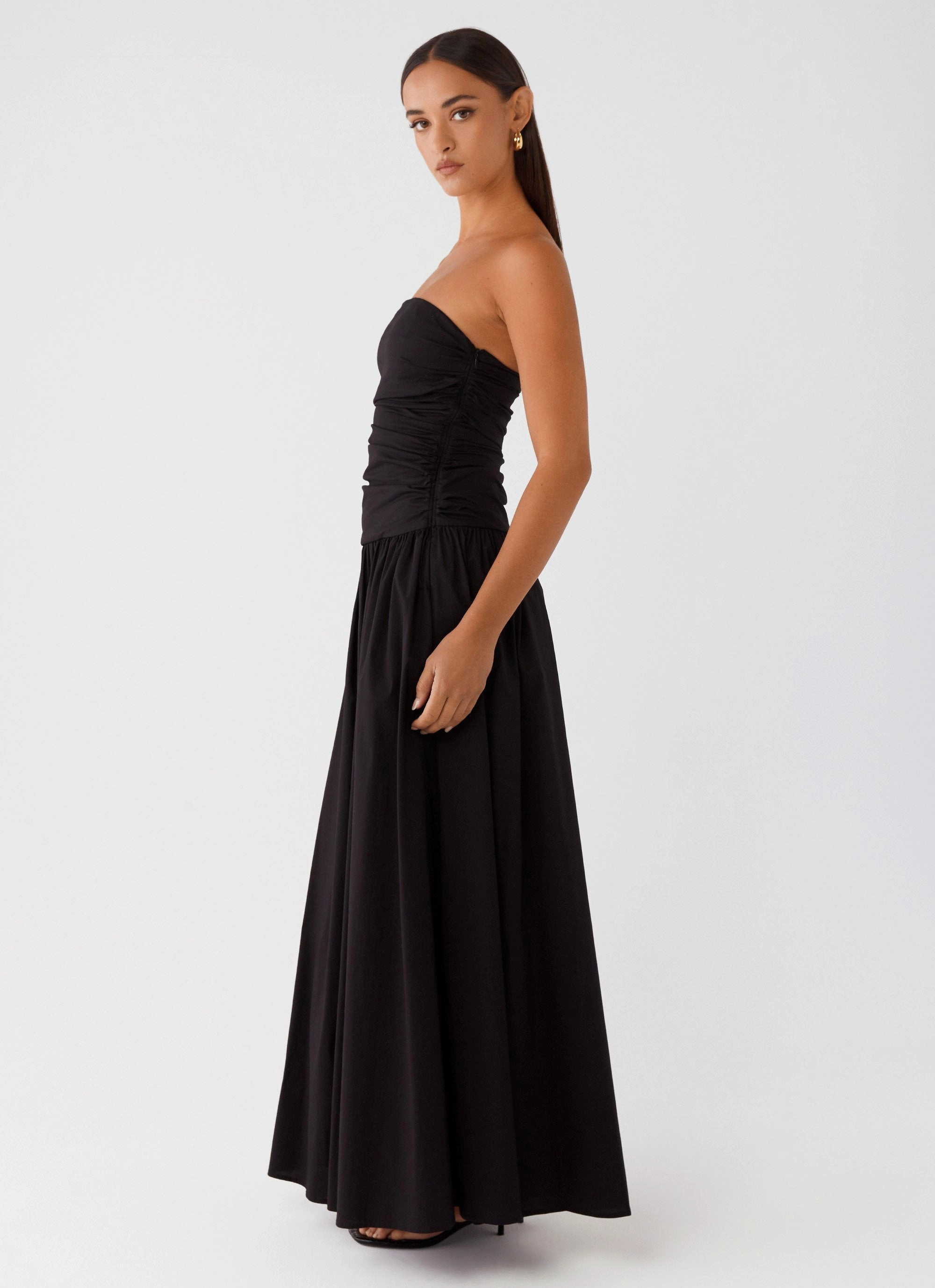 Day To Night Carmel Maxi Dress - Black