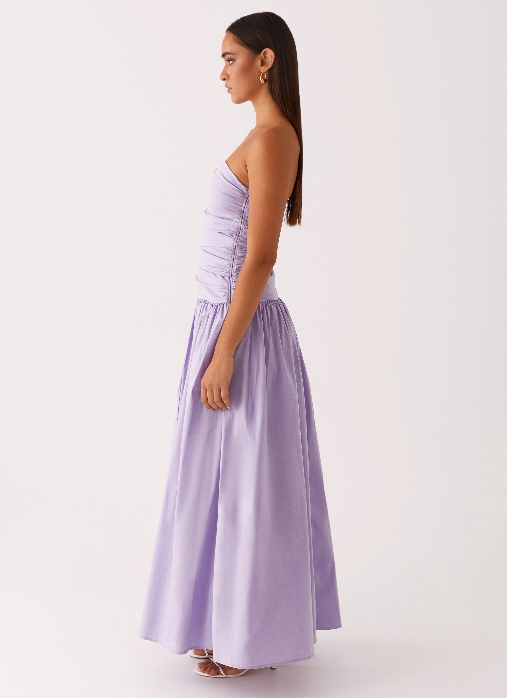 Carmel Maxi Dress - Lavender Modern Soft Quiet Sweet