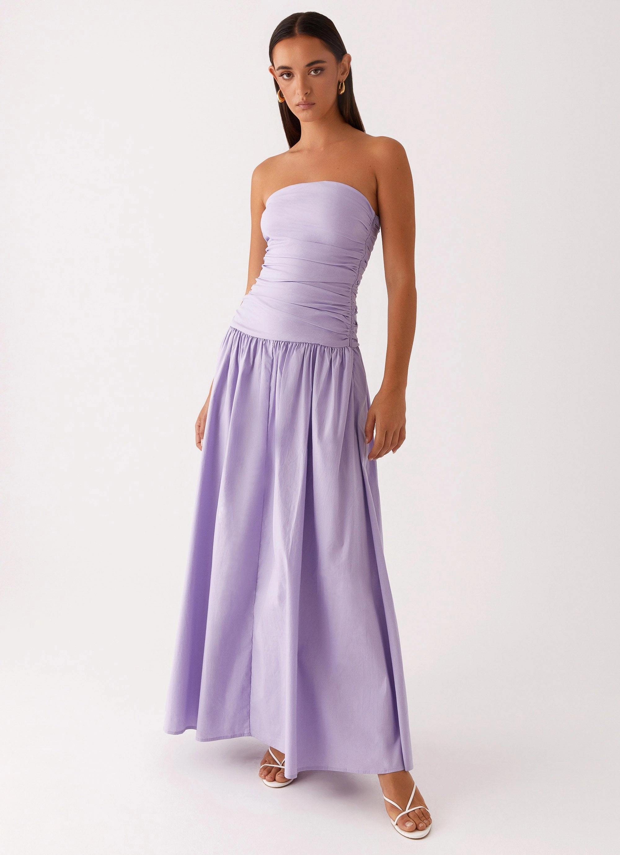Casual Edge Carmel Maxi Dress - Lavender