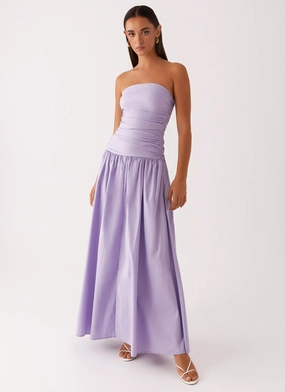 Casual Edge Carmel Maxi Dress - Lavender