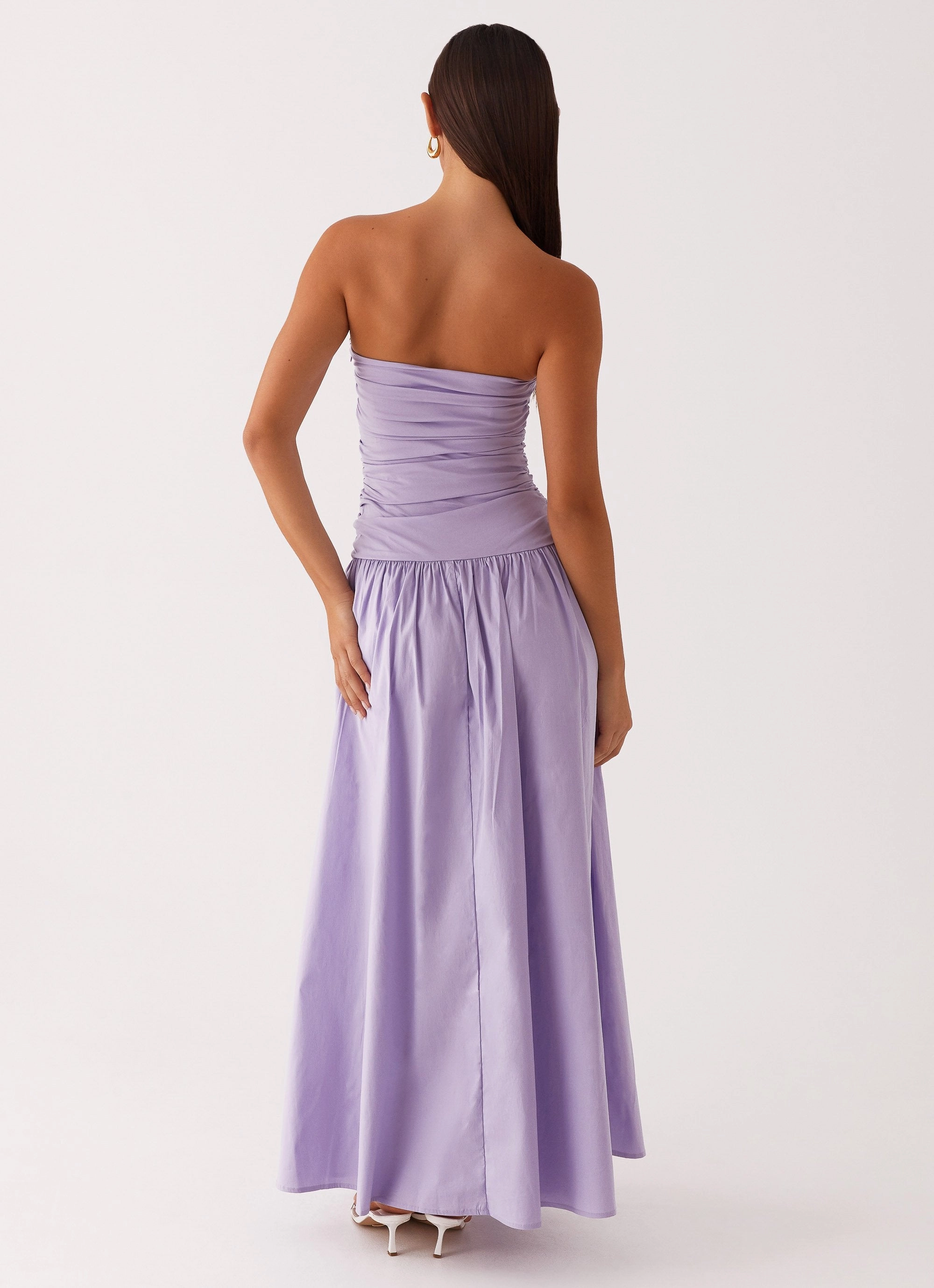 Work Vibes Carmel Maxi Dress - Lavender