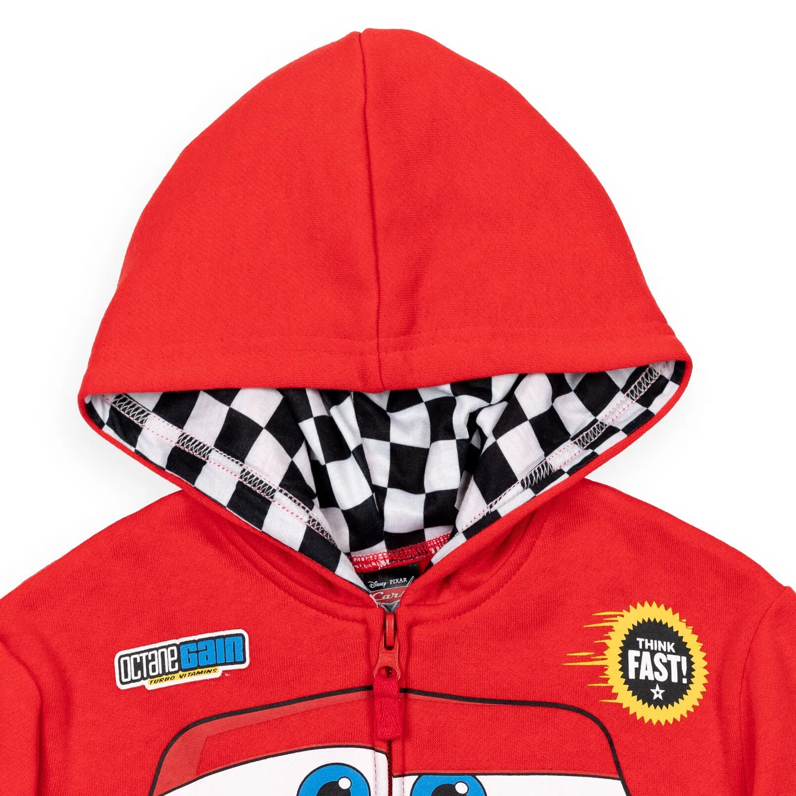 Cars Pixar Cars Lightning McQueen Fleece Zip Up Hoodie