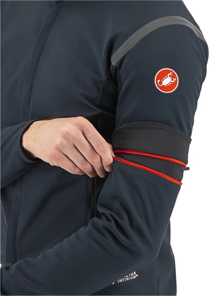 CASTELLI PERFETTO RoS 2 CONVERTIBLE JACKET LIGHT BLACK/BLACK REFLEX