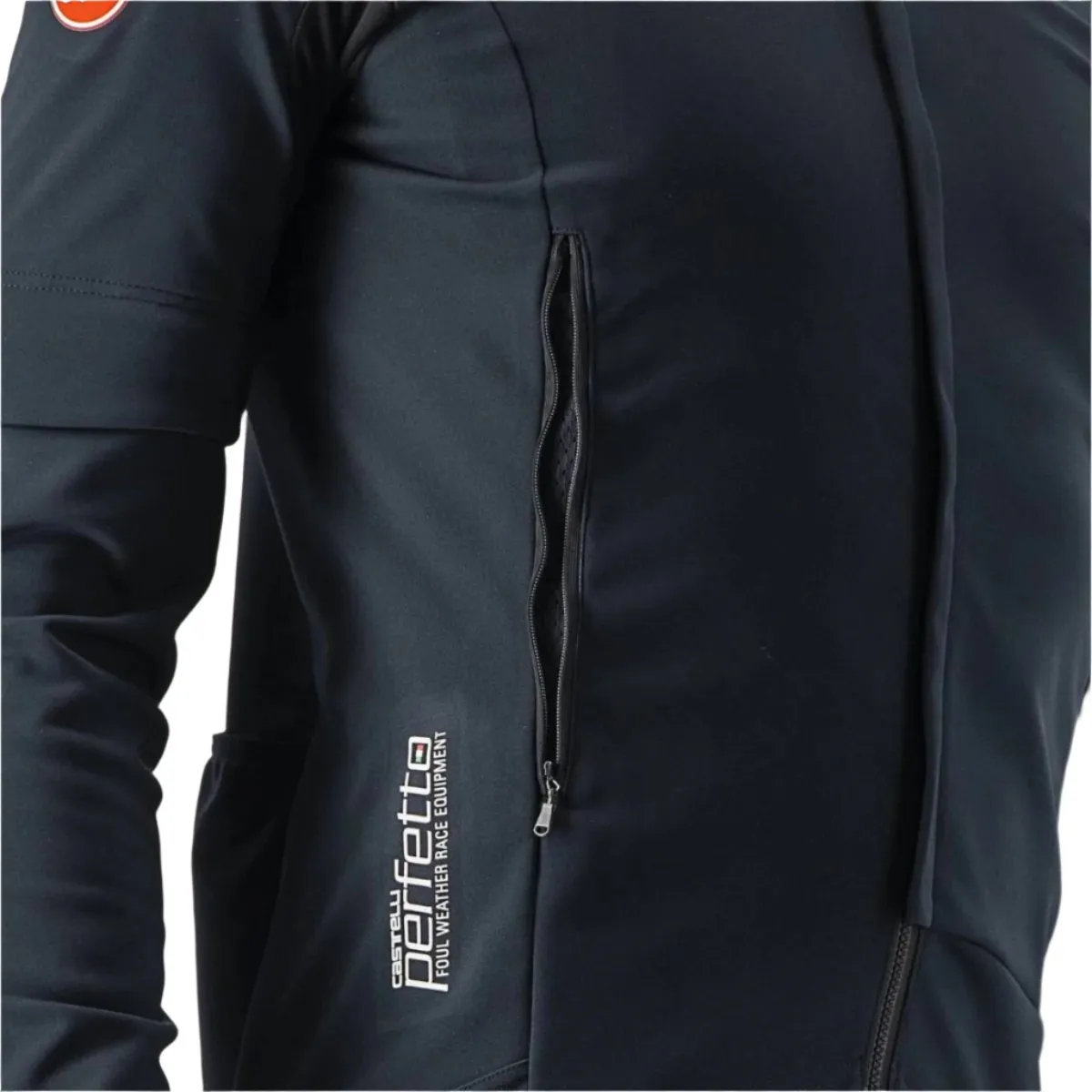 CASTELLI PERFETTO RoS 2 CONVERTIBLE JACKET LIGHT BLACK/BLACK REFLEX