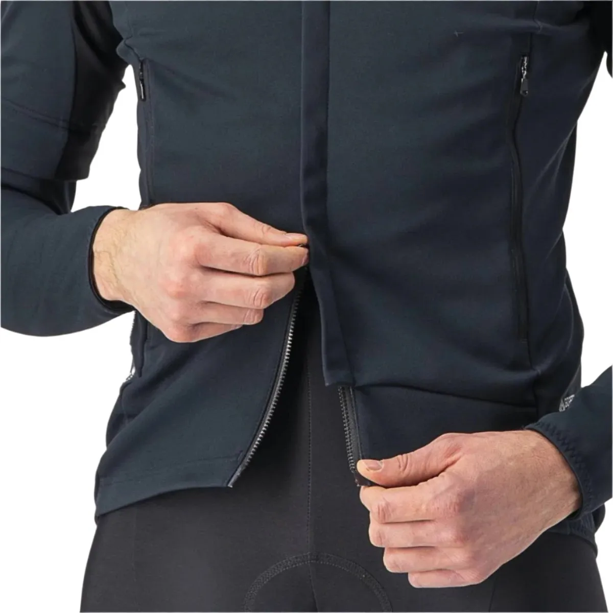 CASTELLI PERFETTO RoS 2 CONVERTIBLE JACKET LIGHT BLACK/BLACK REFLEX