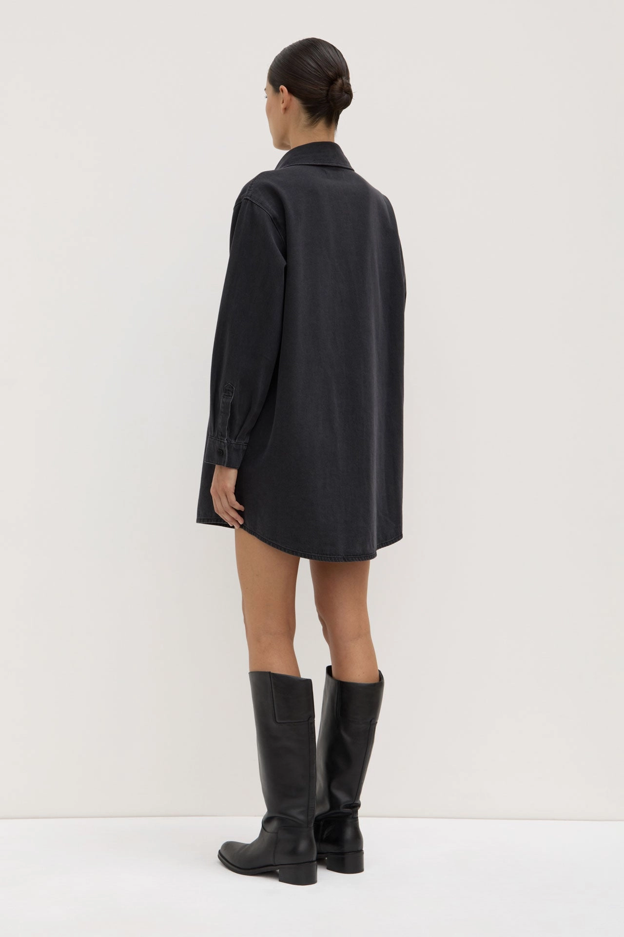 Charming Fit Athena Denim Shirt Dress