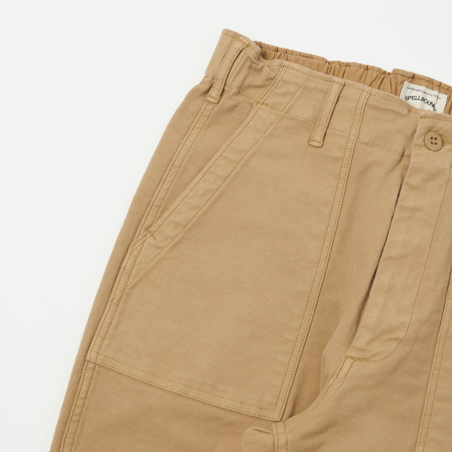 Spellbound Stretch Work Pant - Khaki Beige Flexible Movement