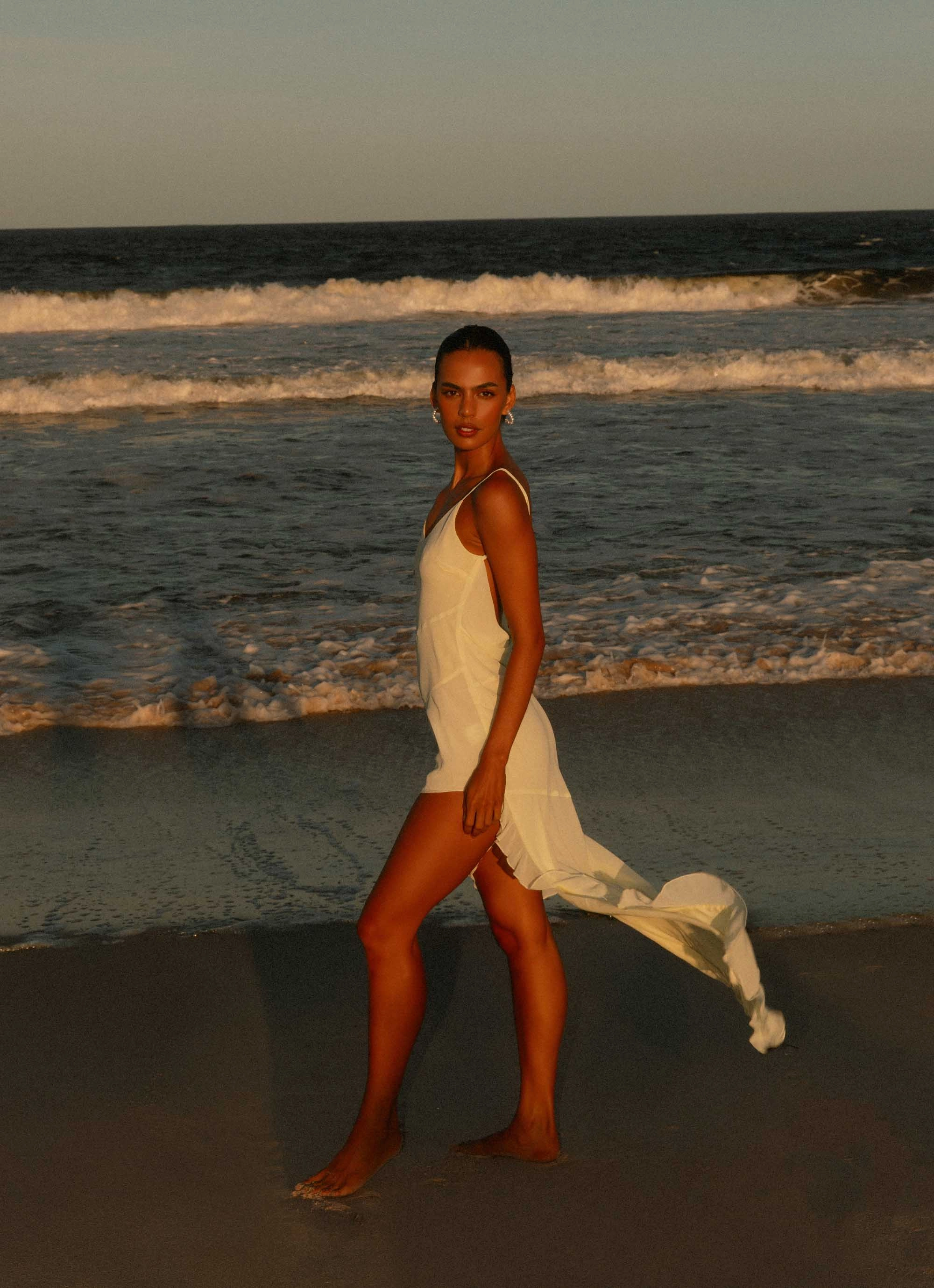 Ariel Maxi Dress - Baby Yellow Casual Feel Cozy Cut