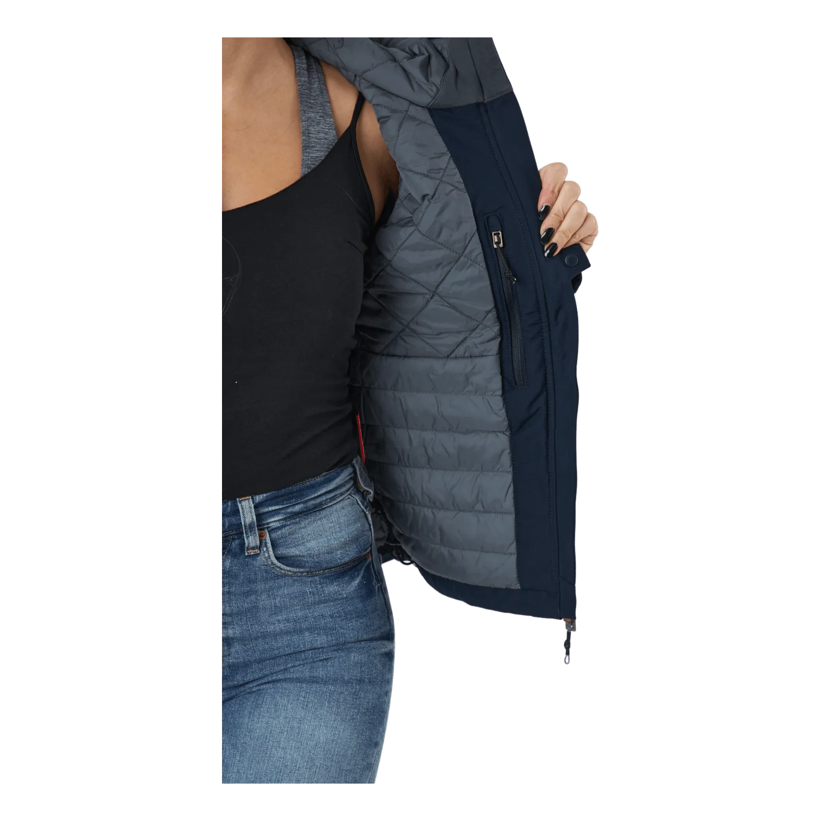 Celia Wns Jkt Dark Night Blue