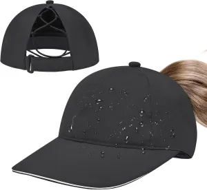 Century Star Waterproof Baseball Cap Ponytail Hat for Women Mens Running Golf Outdoor UV Protection Caps Unisex Sun Hats