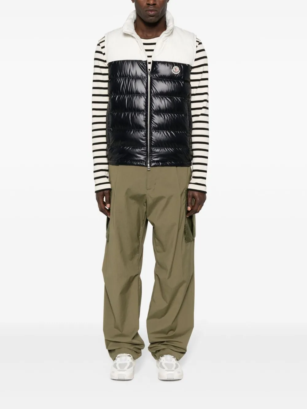 Cerces two-tone padded gilet
