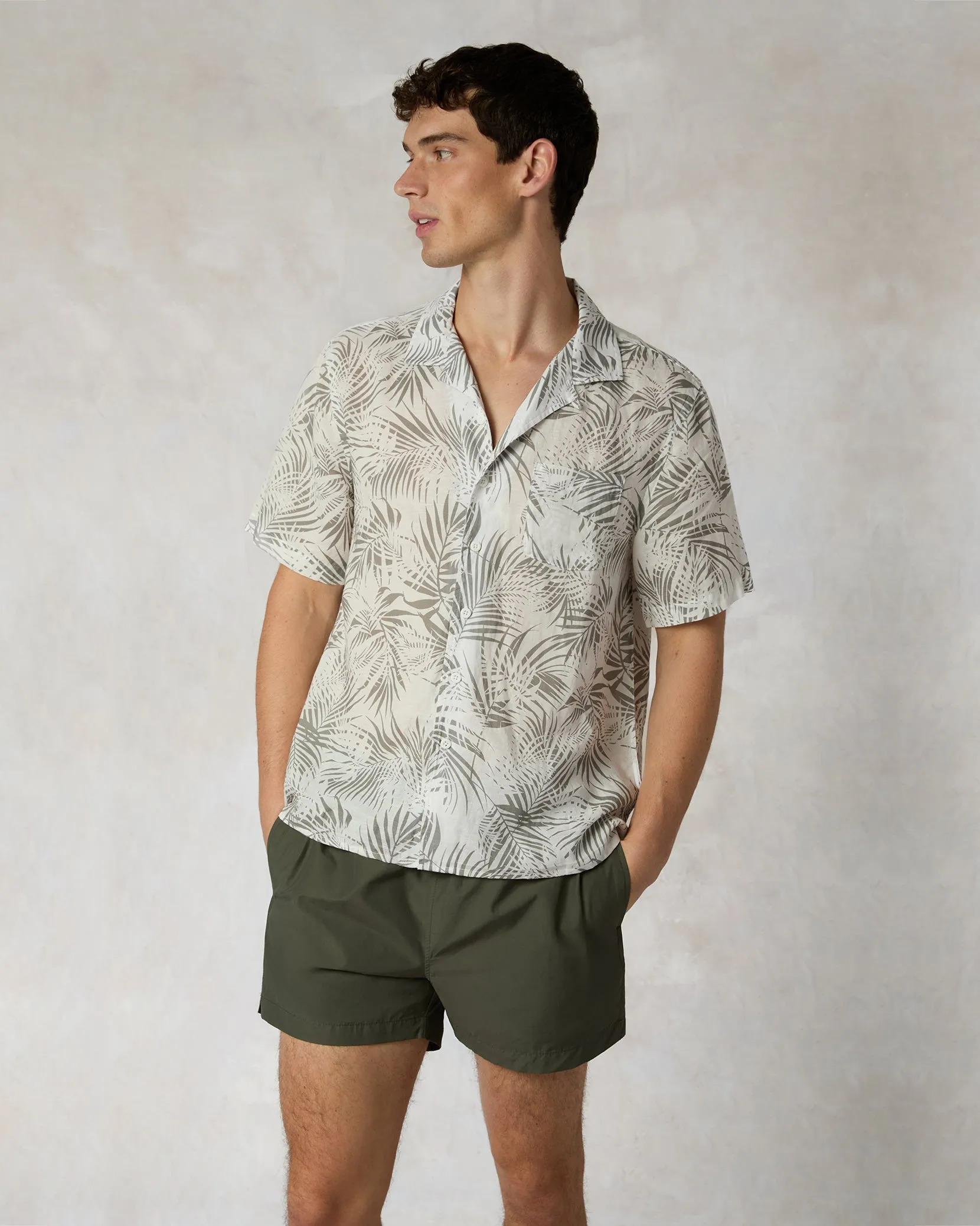 Charles 4" Swim Trunk