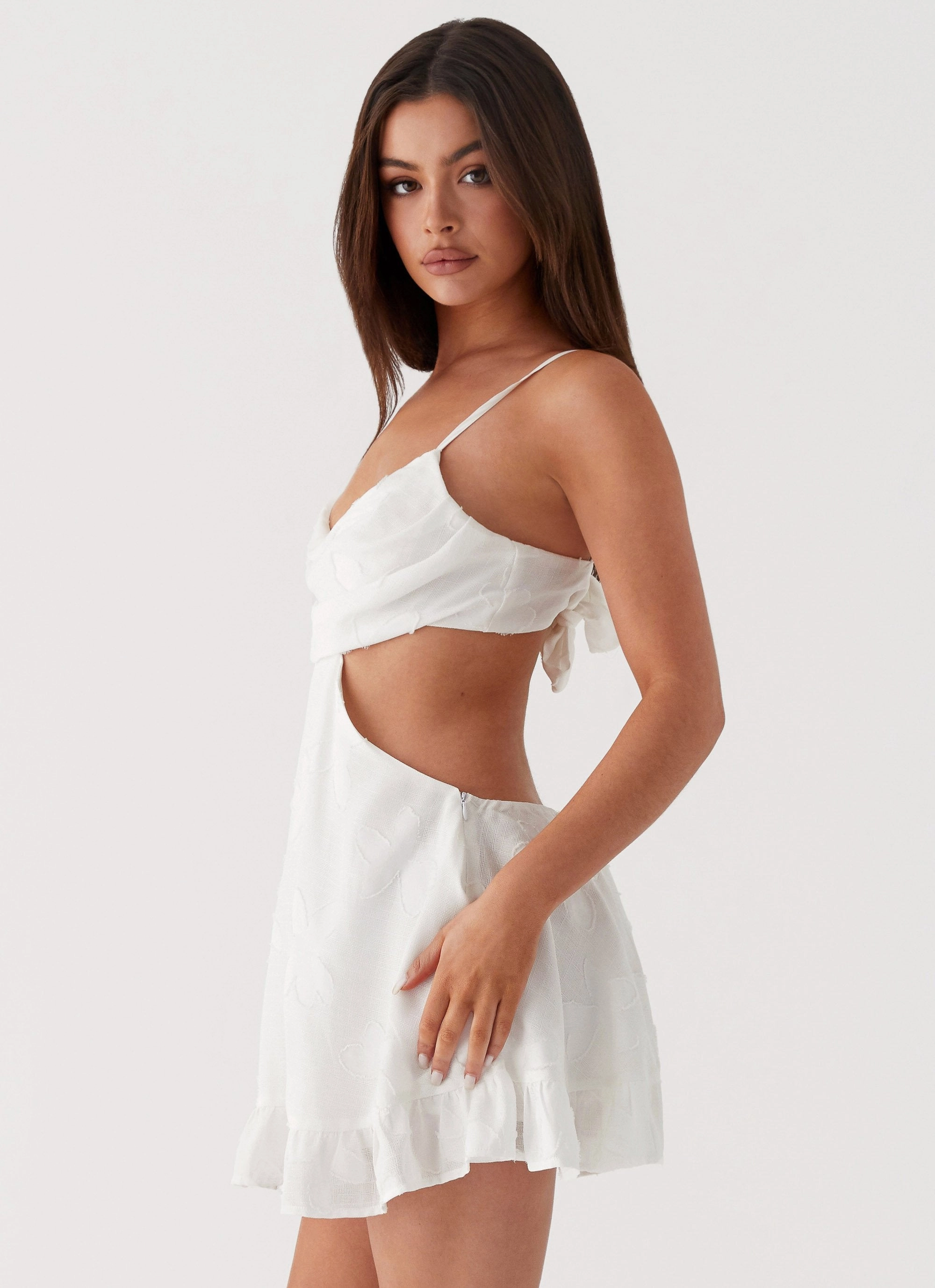 Dorothea Mini Dress - White Urban Light Easy and Effortless