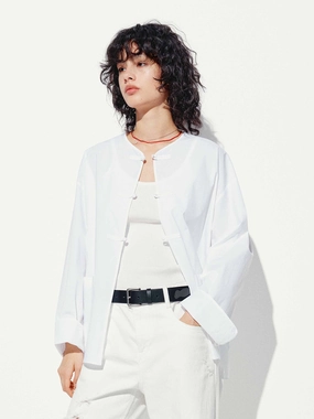 Smooth Glide Fasteners Trail To Town Cheongsam Buckle Cotton Coat