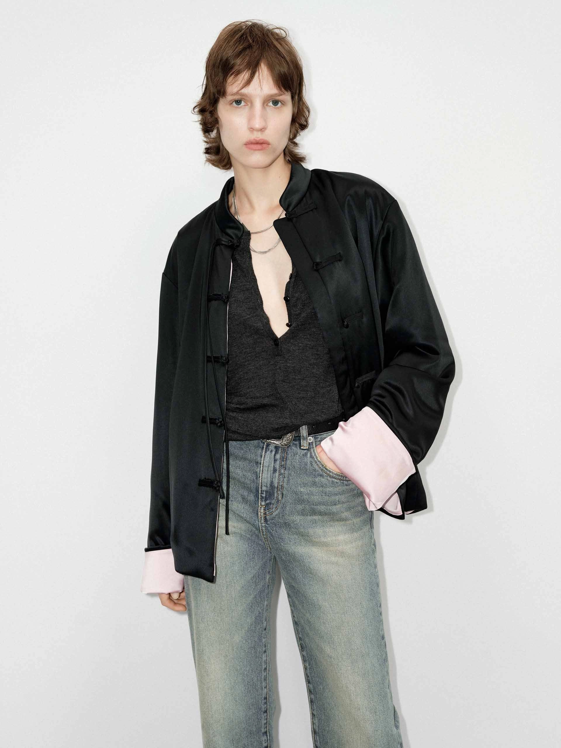 Cheongsam Button Quilted Coat Modern Day Look