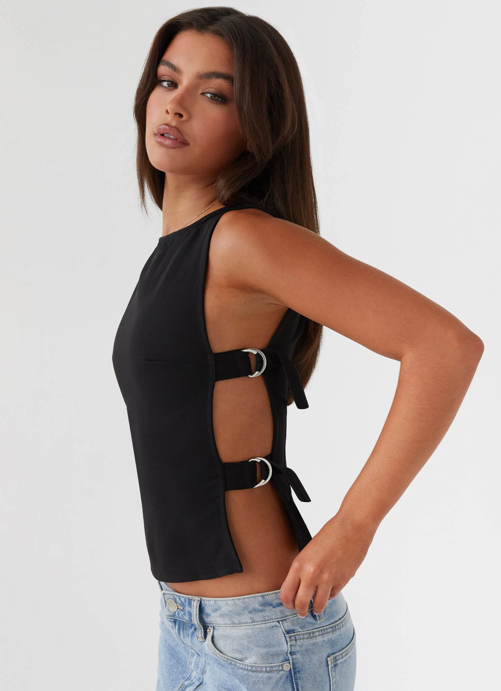 Cherish You Buckle Top - Shadow Breathable Mesh Insert OdorResistant