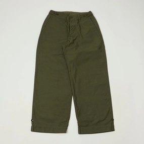 Reinforced Pockets Buzz Rickson's U.S. Army M-43 Field Trousers - Olive