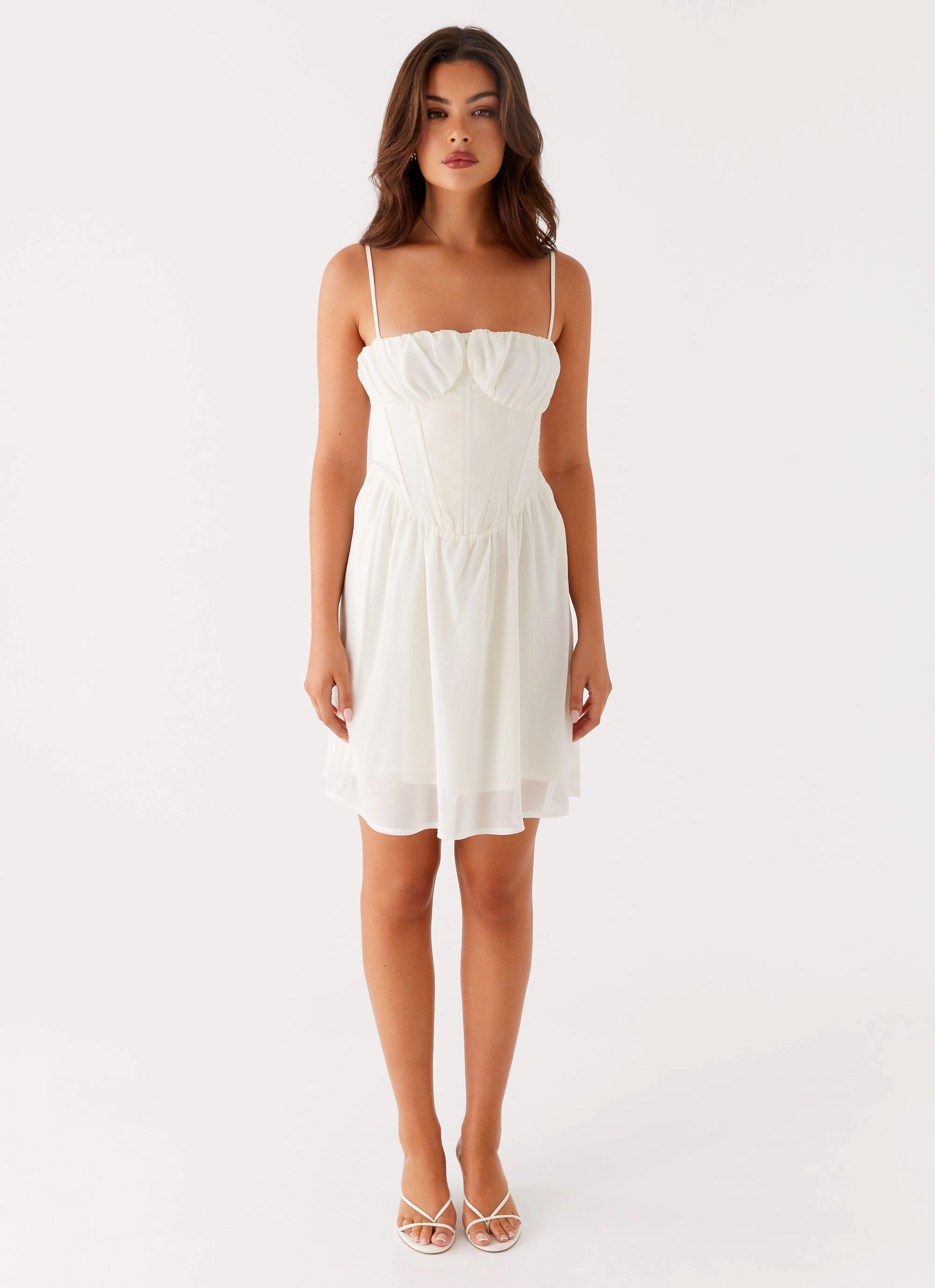 Harmony Mini Dress - Ivory Peace View Art Spirit