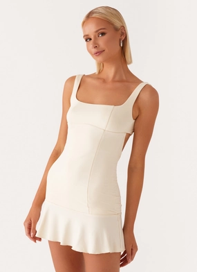 Someone New Mini Dress - Yellow Minimal Comfort Trendy summer outfit