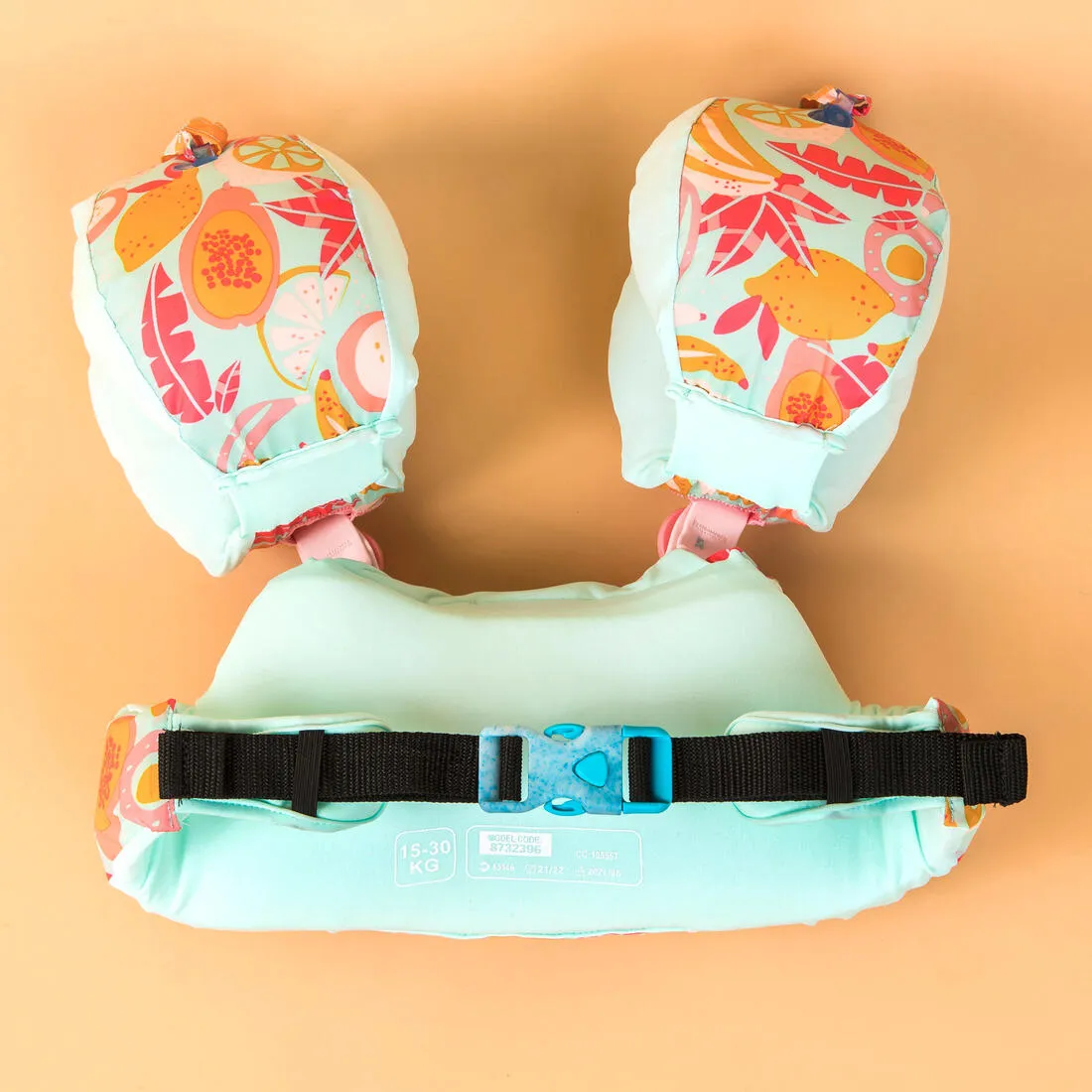 Child's TISWIM adaptable armband-waistbands Pink Printed "PINK FLAMINGO"