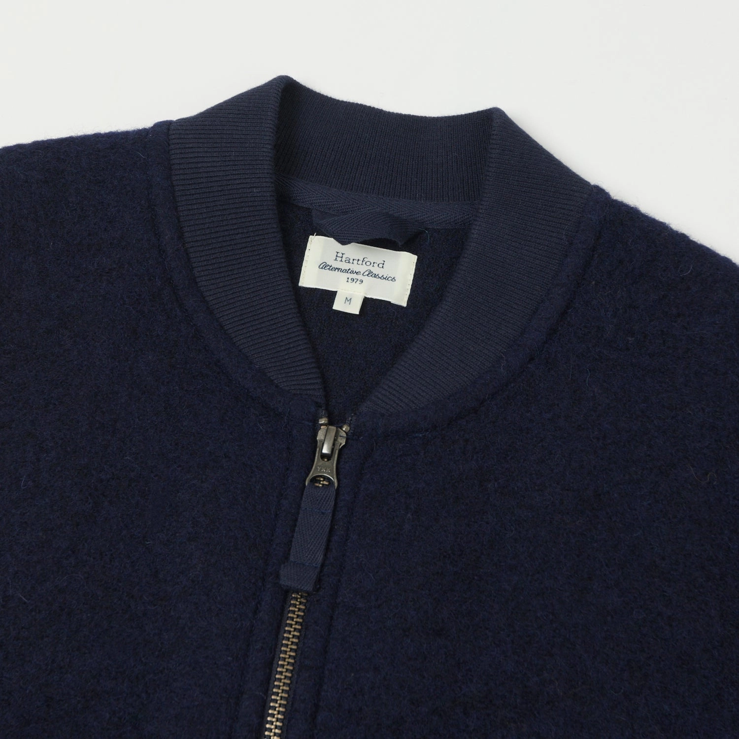 Drop Tail Hem Hartford Knitted Wool Vest - Navy