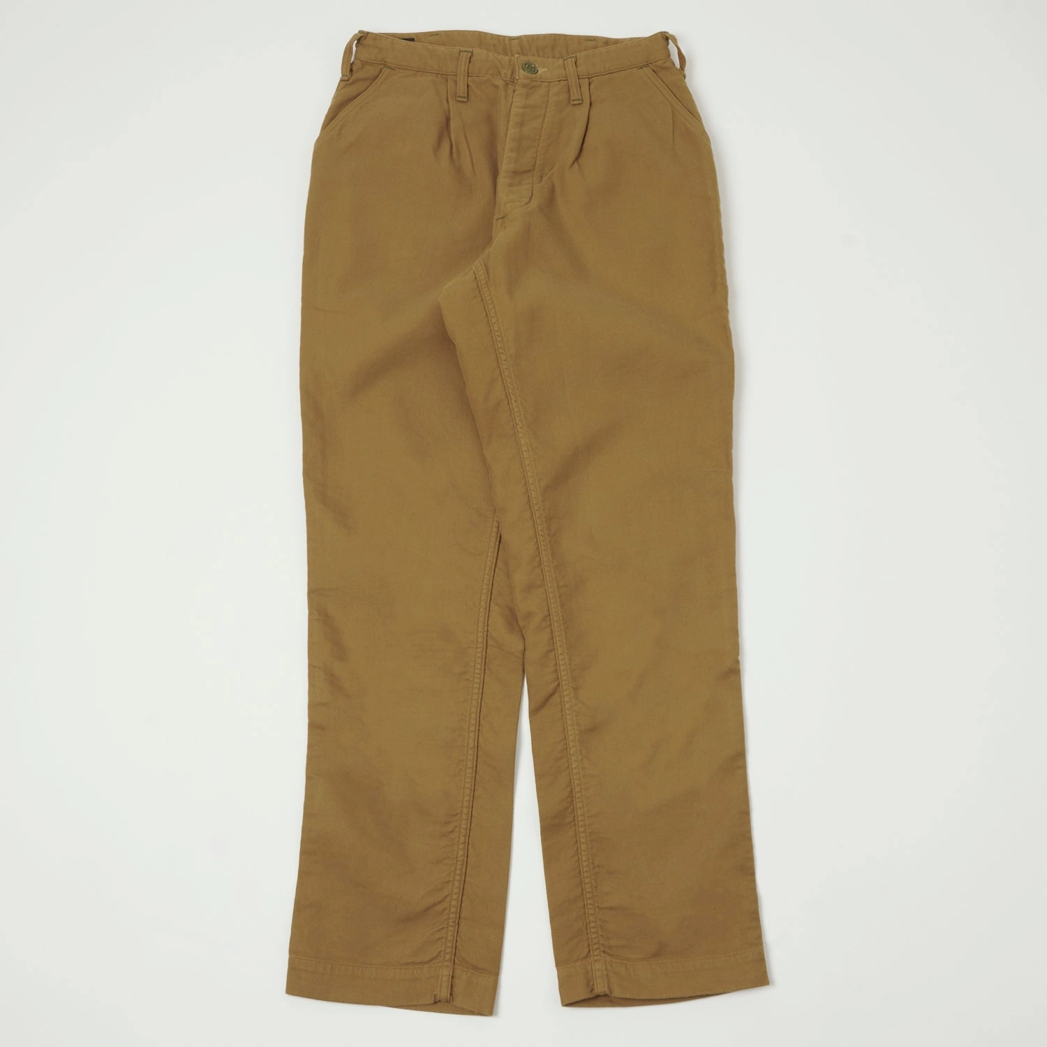 Freewheelers & Co U.S. Army Mechanic Crew Trouser - Camel Urban Look Non Irritating Seams