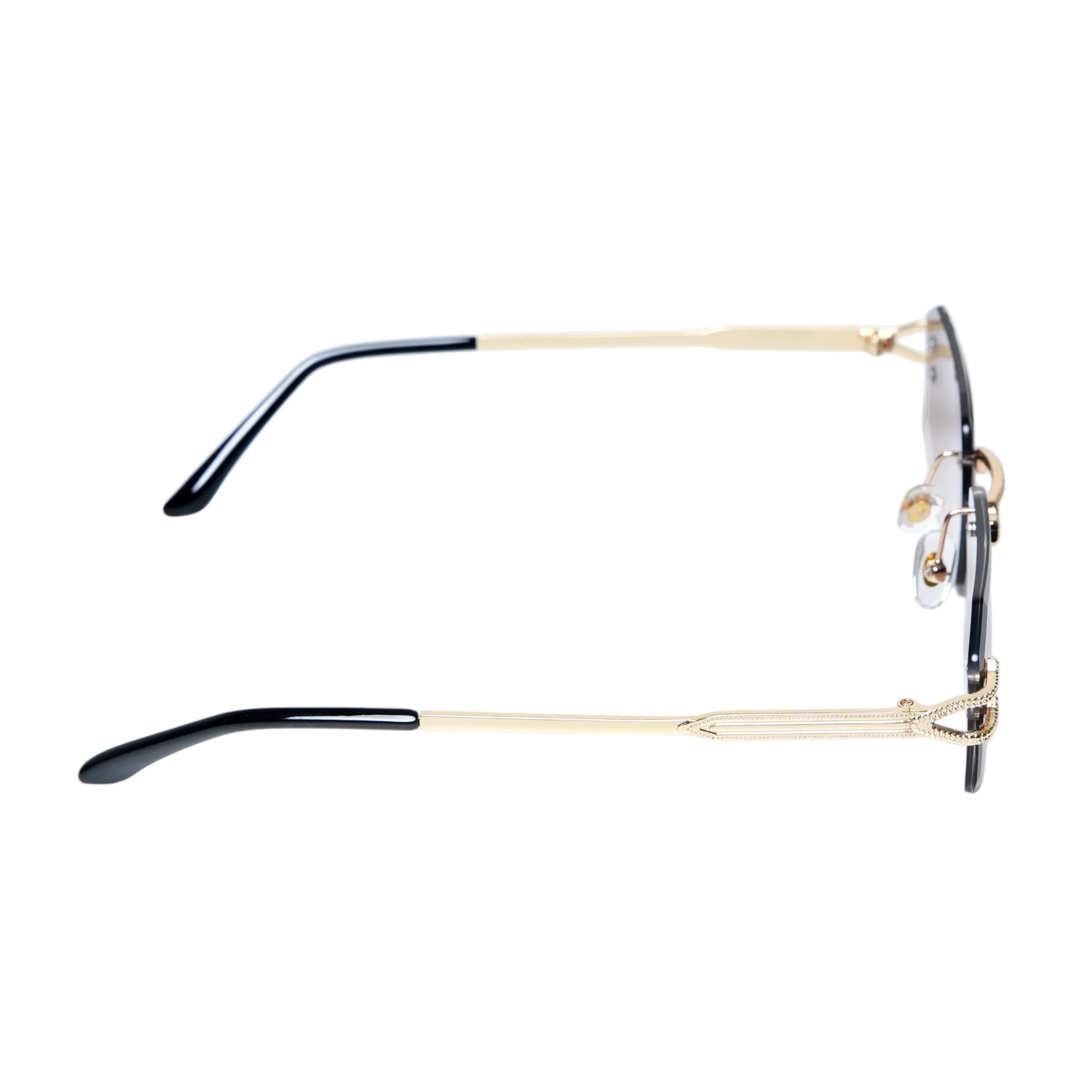 ChokoreUltra Protection  Rimless Sunglasses (Brown)