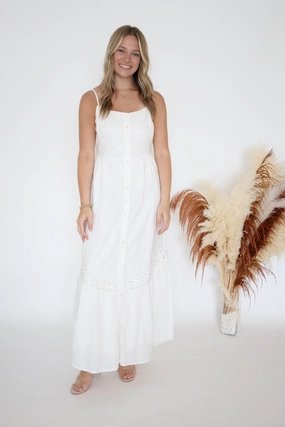 Citadelle Maxi Dress (Final Sale) Non Restrictive Mobility Odor Resistant Coating