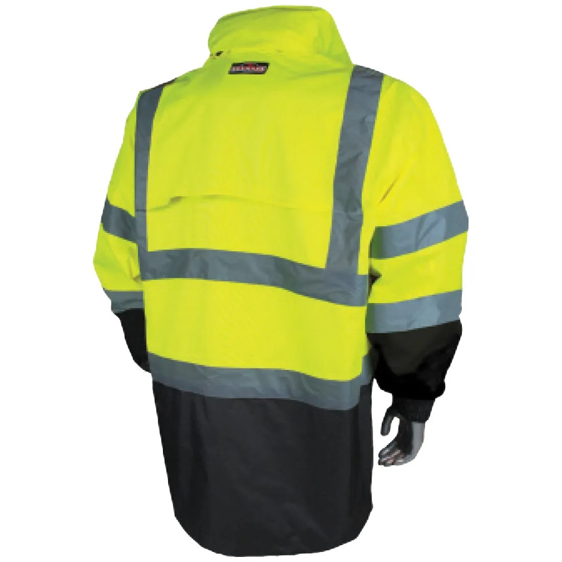 Class 3 Reflectivz Rain Jacket - Lime - 5XL