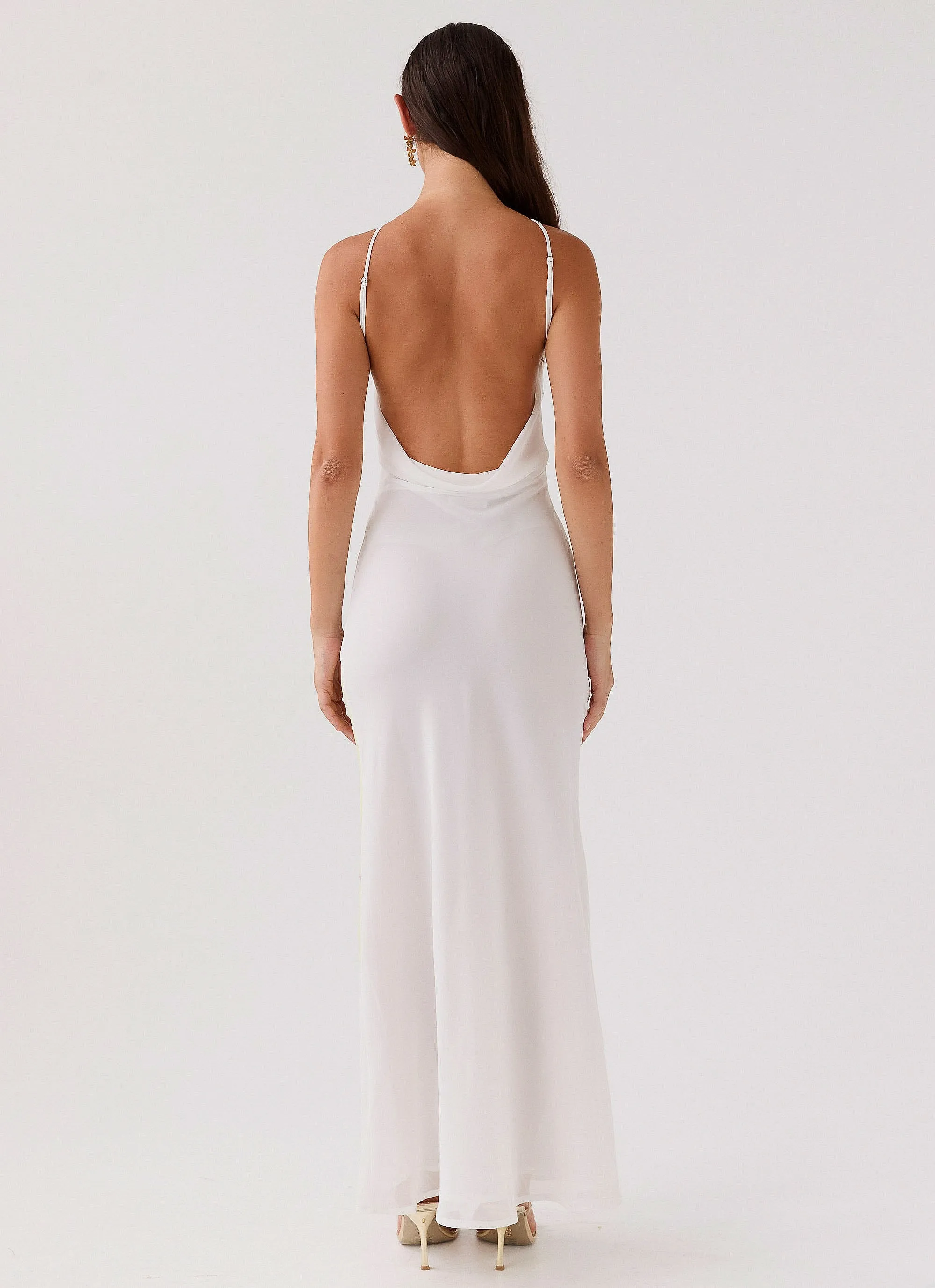 Blossom Hearts Maxi Dress - Hydrangea Tropical theme