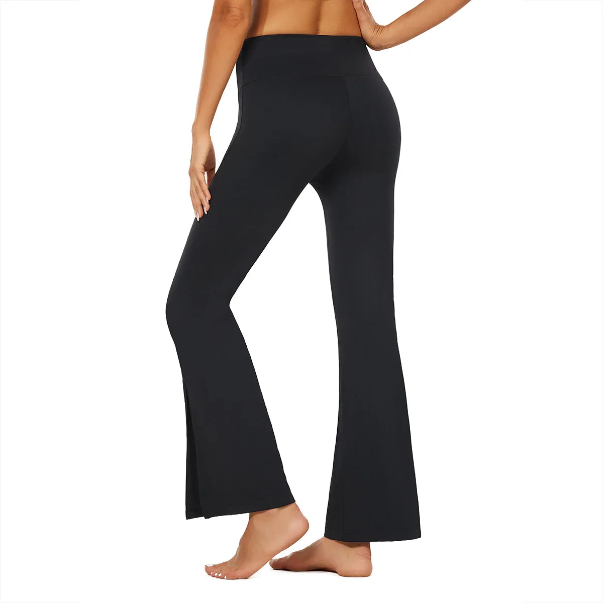 Classic Revival Flared Pants Boot Cut Legging Black