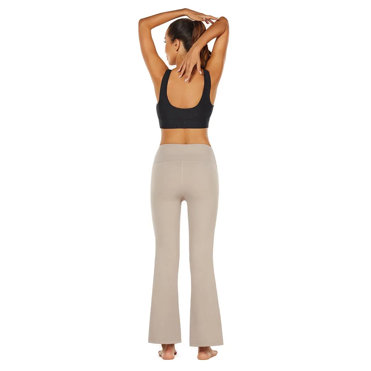 Classic Revival Flared Pants Boot Cut Legging Grey