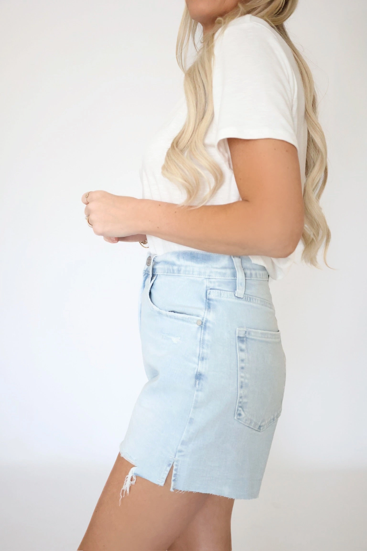 Summer Night Denim Short Breathable Material