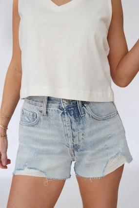 HeavyweightThermal Classic Hi-Rise Denim Short - Faded Indigo (FINAL SALE)