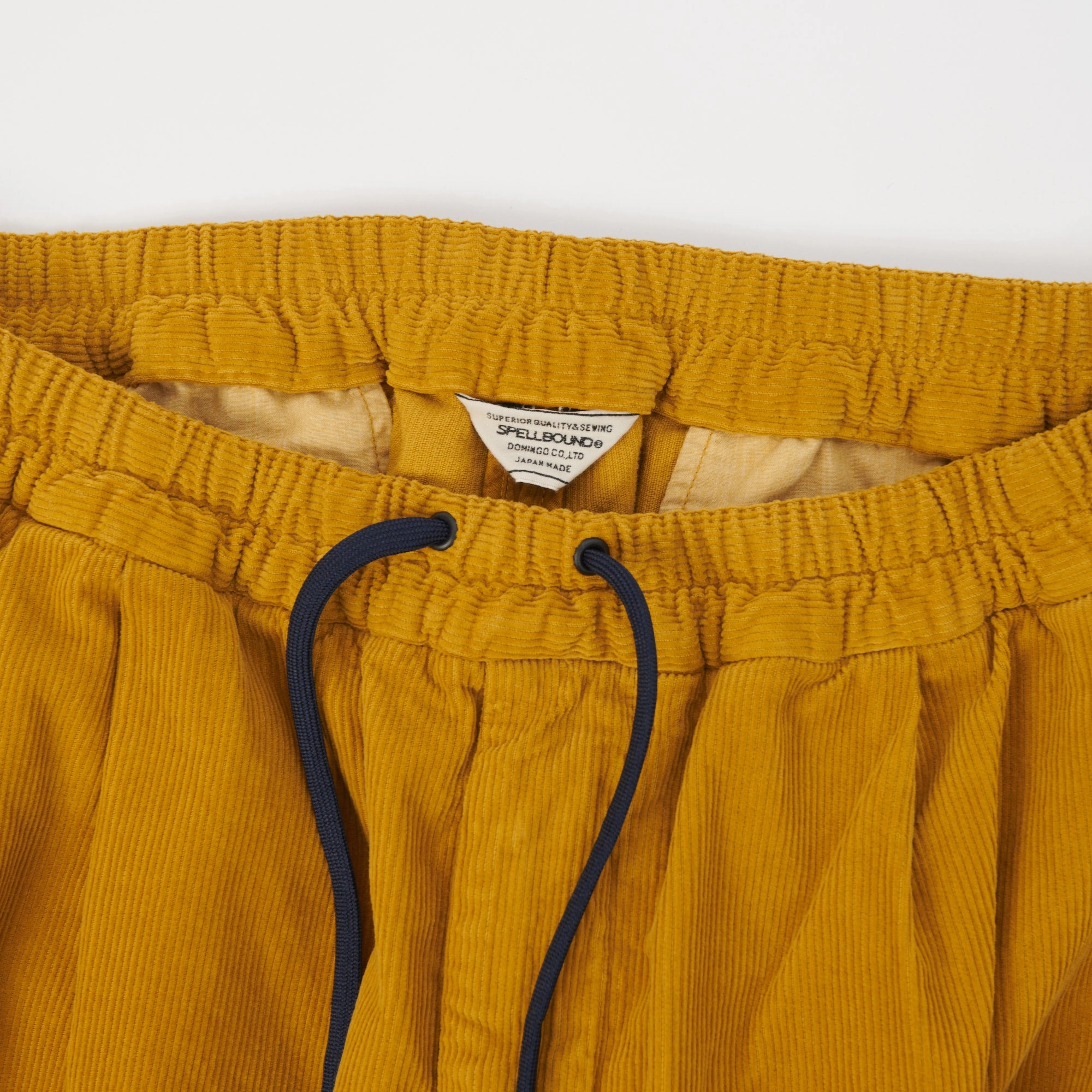 Anti Bacterial Treatment Essential Comfort Spellbound Corduroy Wide Tapered Trouser - Mustard