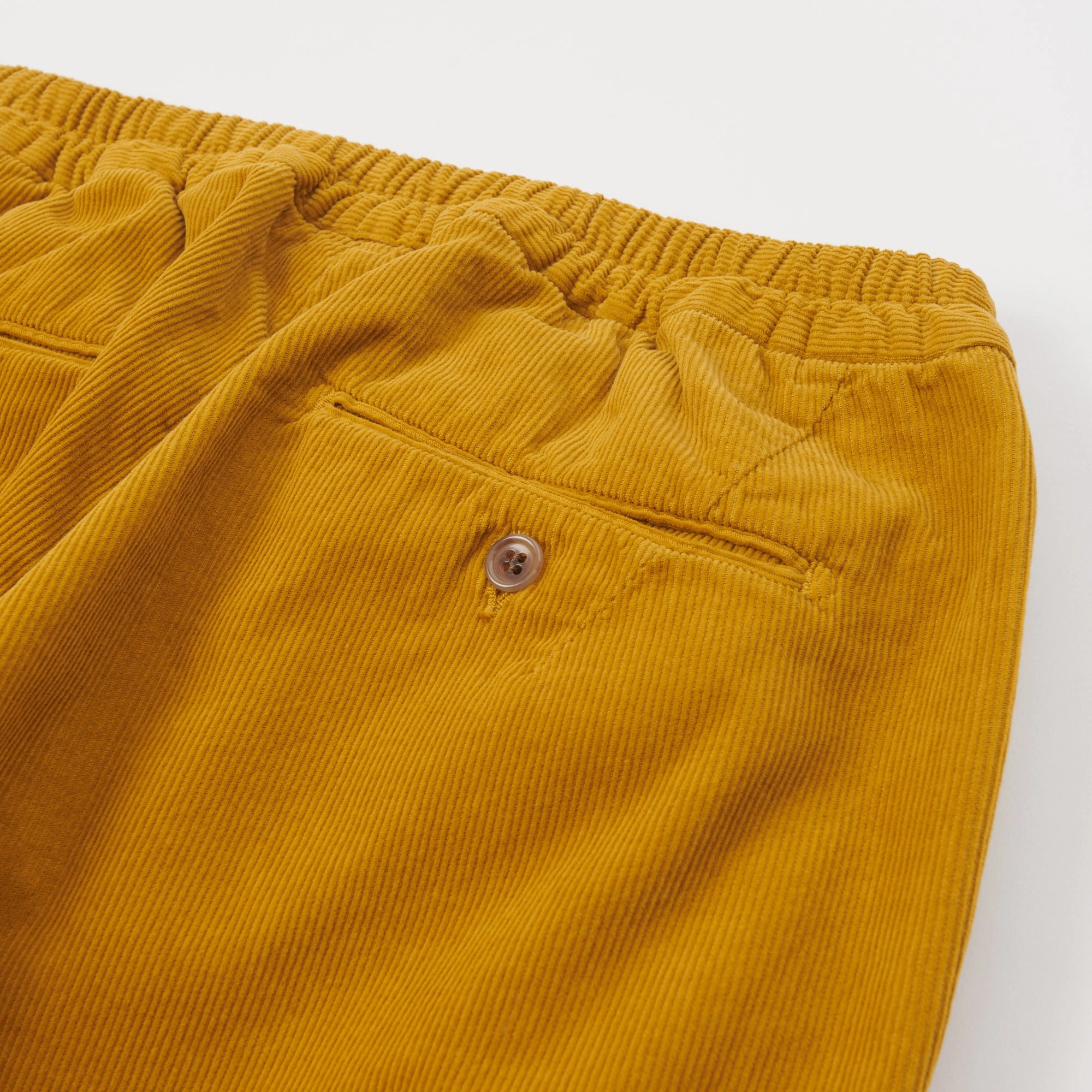 Quick drying material Versatile Comfort Wear Spellbound Corduroy Wide Tapered Trouser - Mustard
