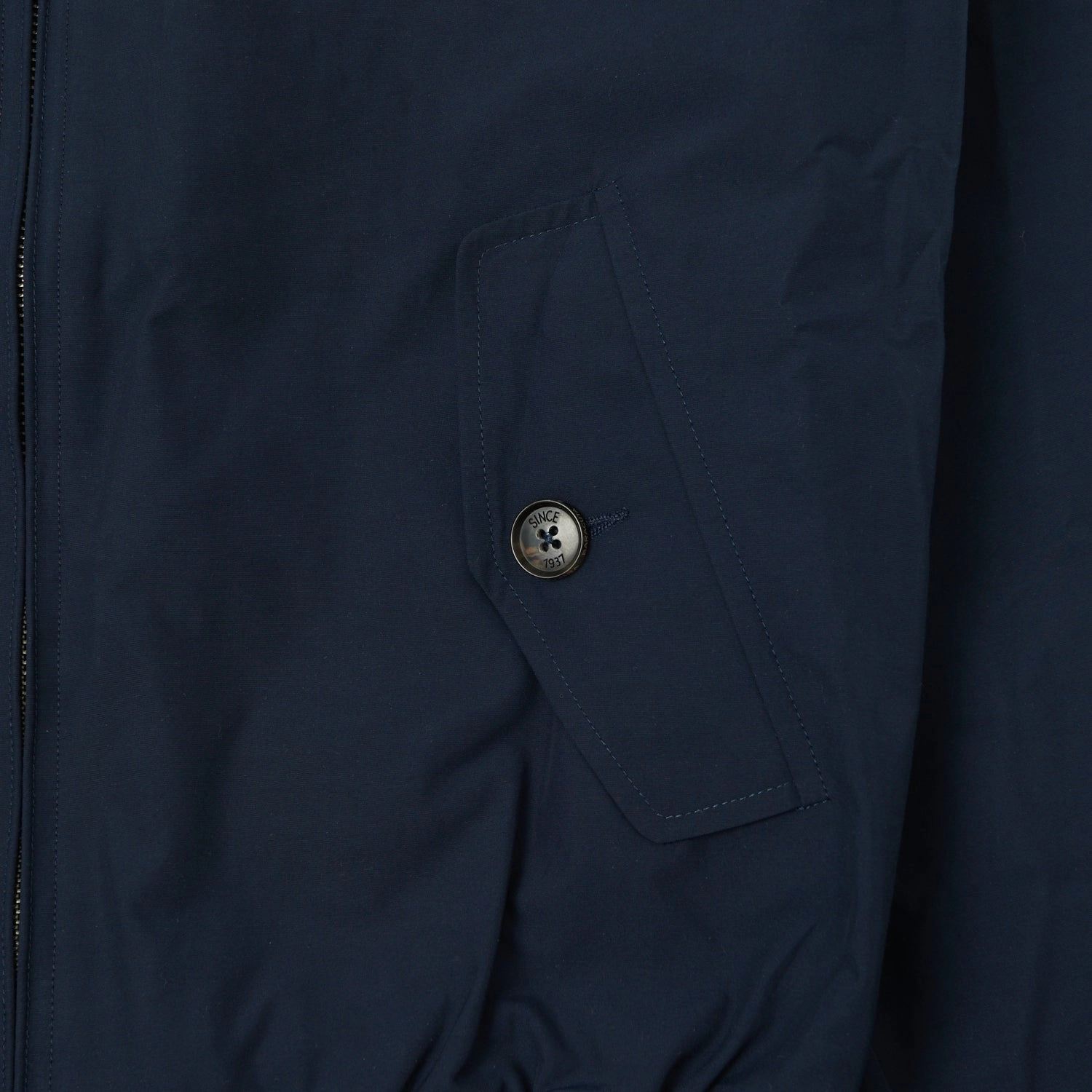 Baracuta G9 'Baracuta Cloth' Harrington Jacket - Navy Flexible Mobility