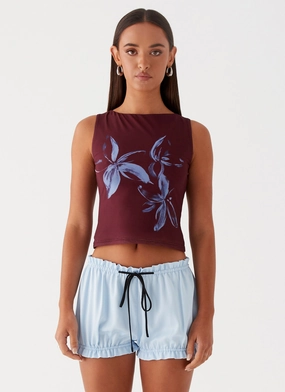 Clubhouse Bloomer Shorts - Blue Stay Comfortable Cozy Essentials