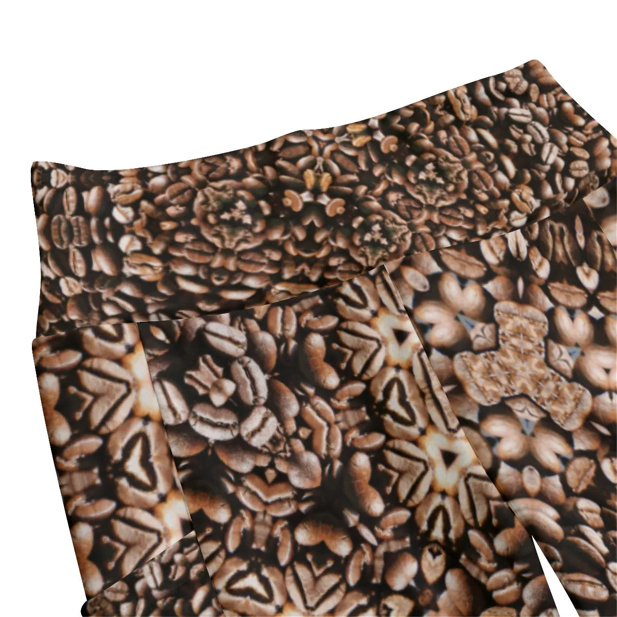 Coffee Beans K High Waist Pants With Side Pockets up to 6 XL
