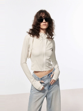 Slim Fit Hooded Jacket 360?? Visibility NonRestrictive Cut