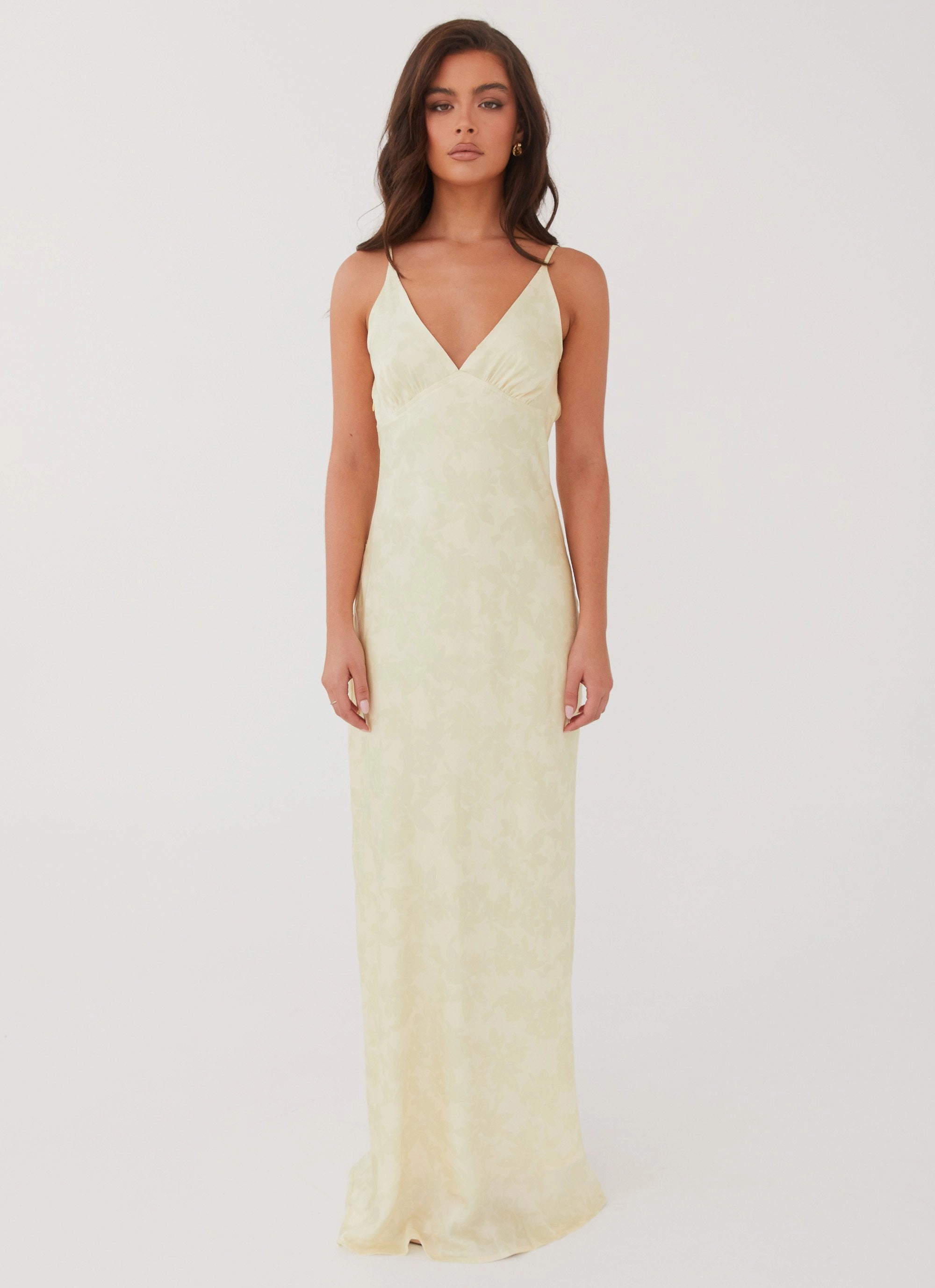 Soft Texture Sorrento Sun Maxi Dress - Yellow Floral