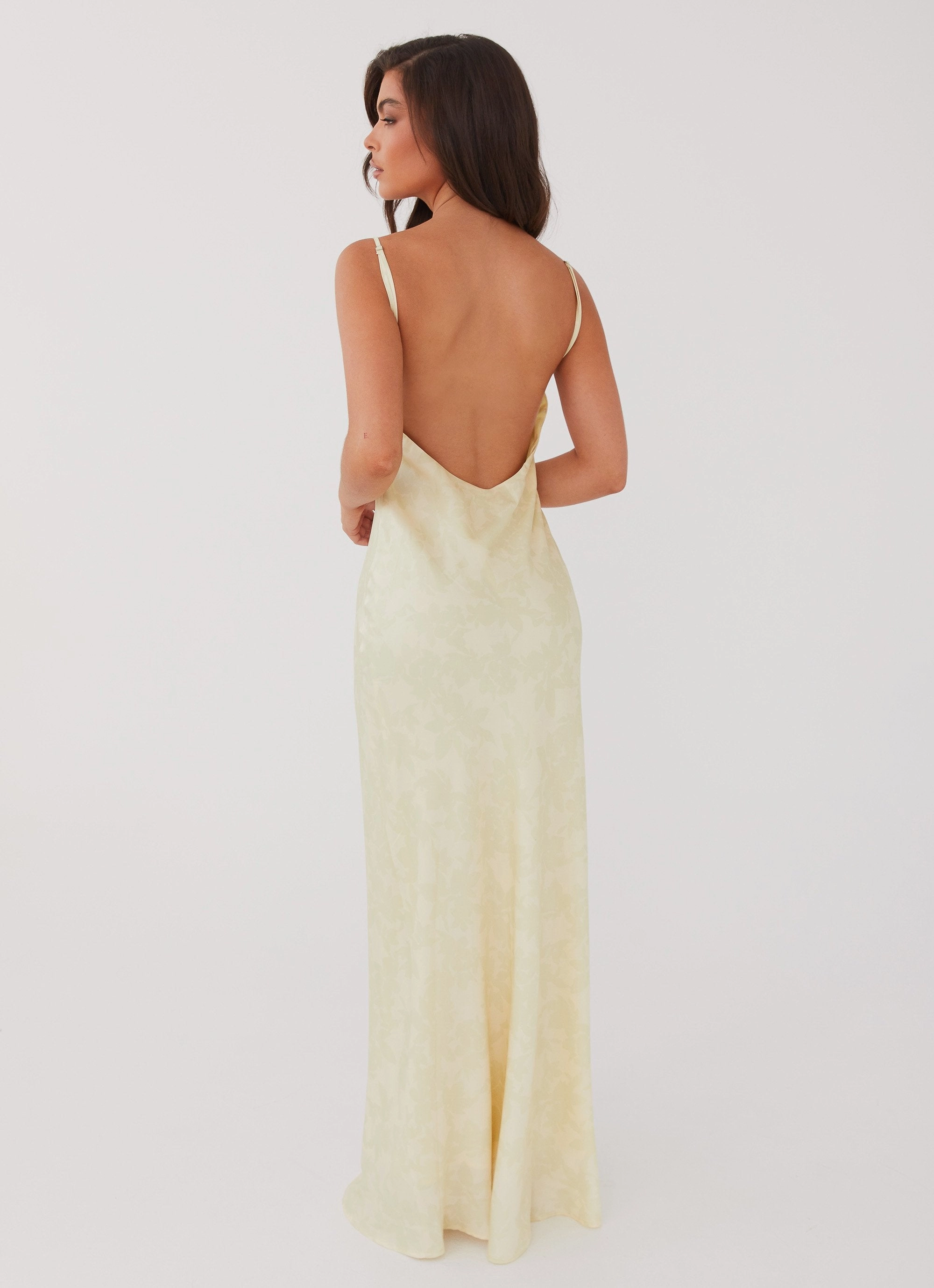 Delicate Touch Lawn Soft Sorrento Sun Maxi Dress - Yellow Floral