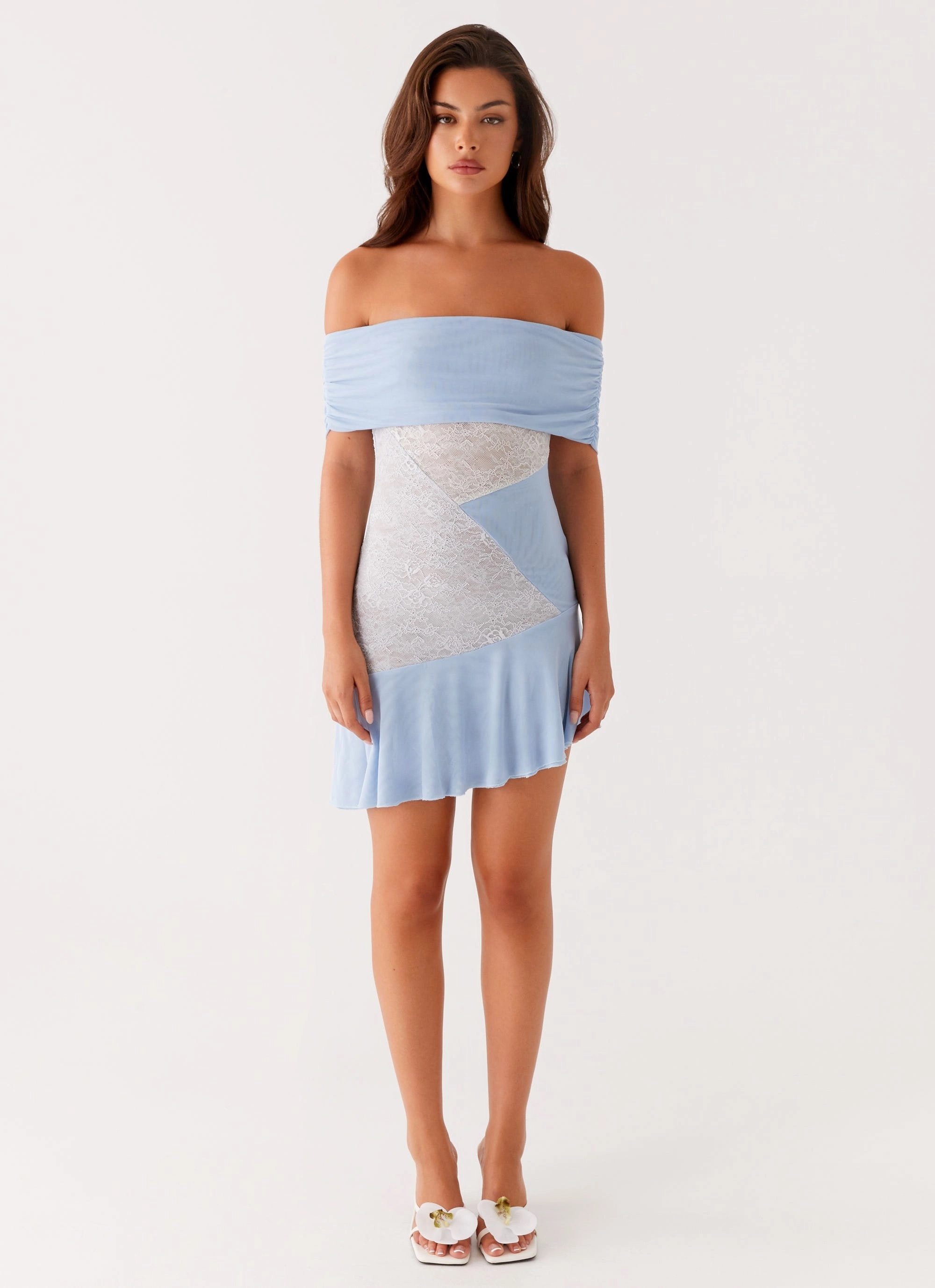 Ocean Road Mini Dress - Blue Happy Scent