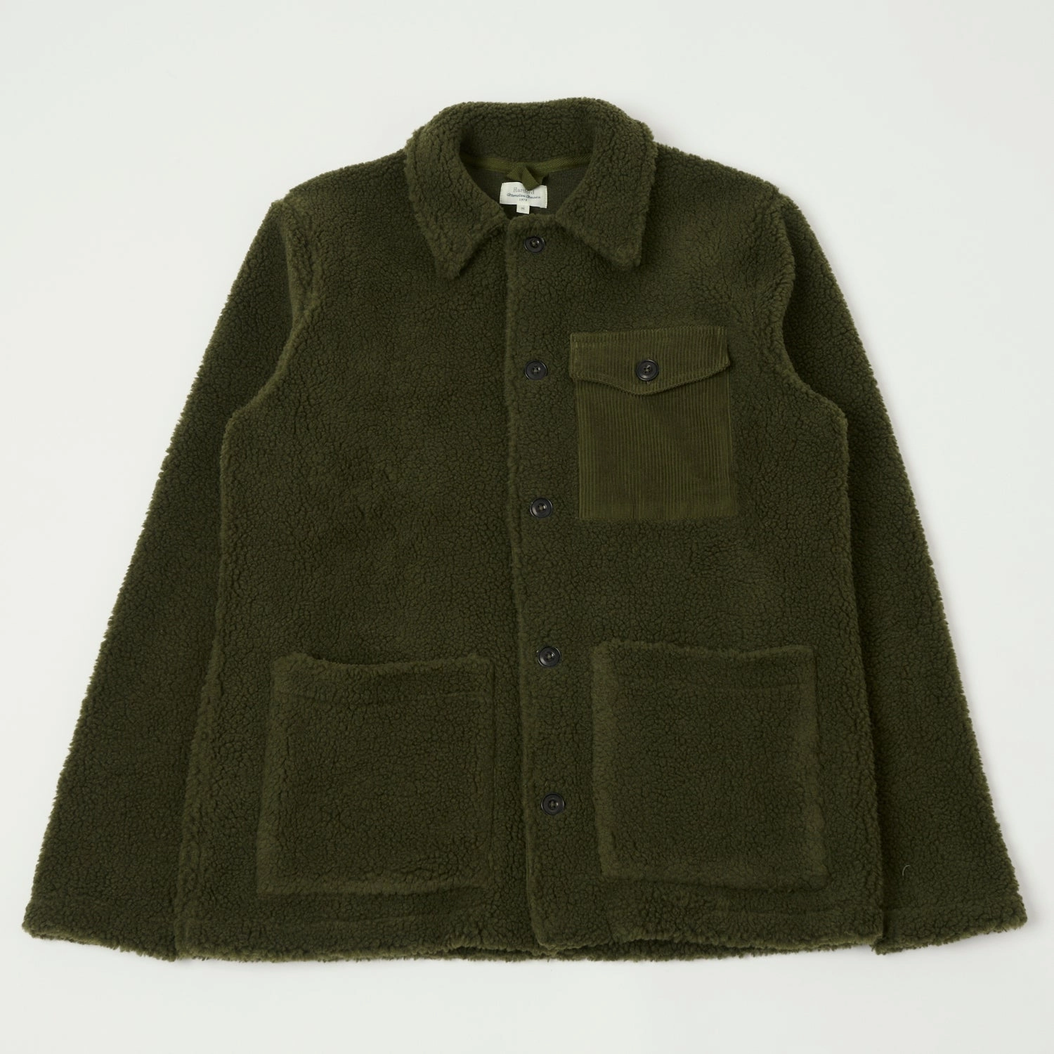 InterchangeablePanels Essential City Look Hartford 'Sherpa' Utility Fleece Jacket - Army
