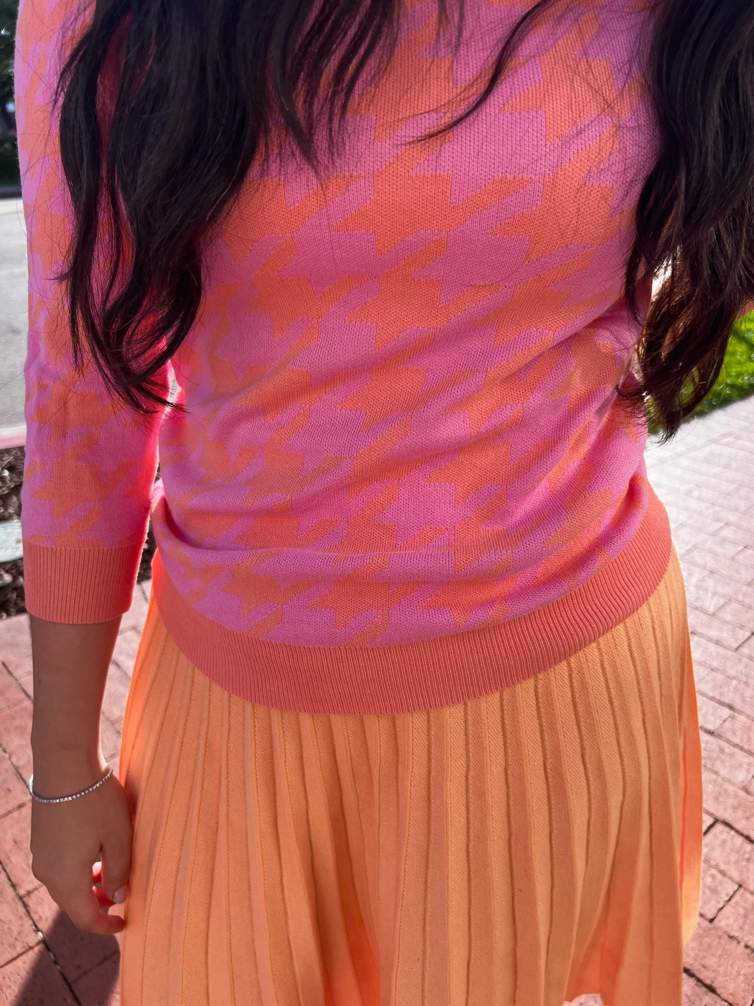 MM  PLEATED - PASTEL ORANGE Packable Fit Breathable mesh lining