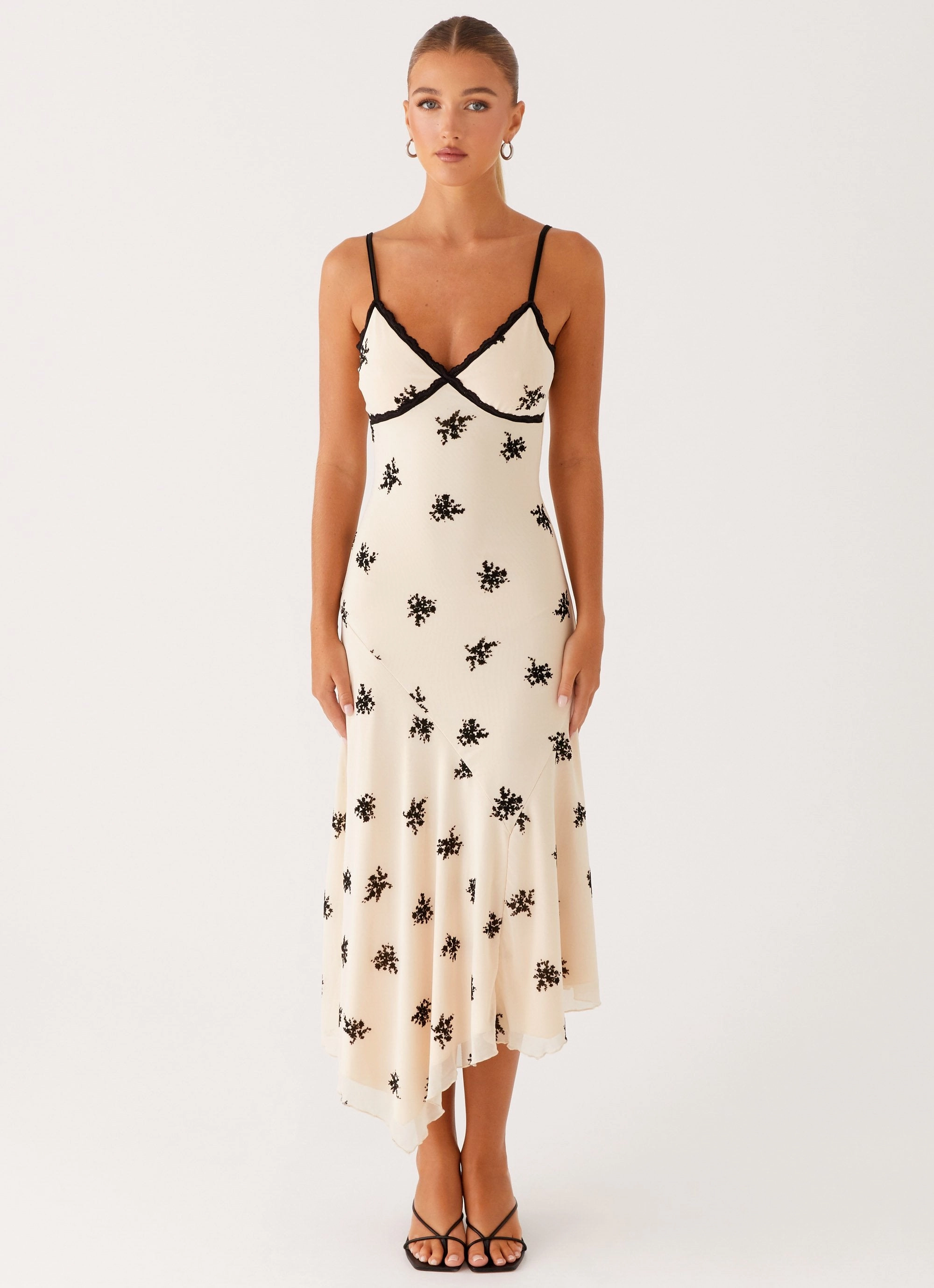 Amelia Midi Dress - Nude Formal Wear Soft Finish