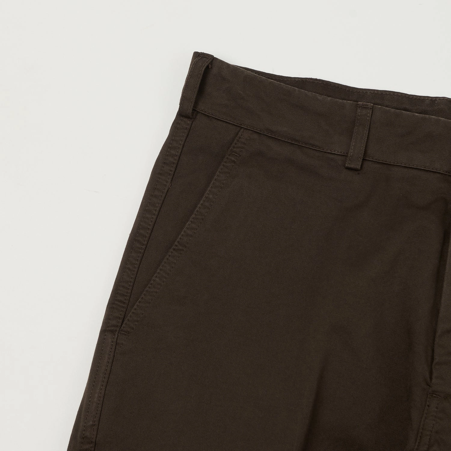 Bi Stretch Fabric Chill Comfort Wear Knickerbocker 'Canal' Tapered Twill Chinos - Black Olive