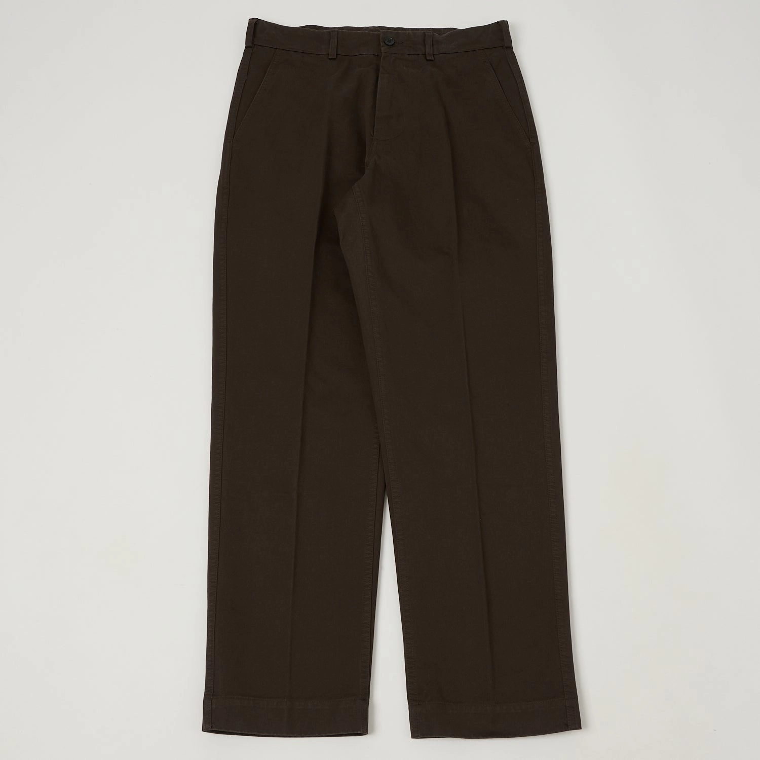Functional Comfort Wear Knickerbocker 'Canal' Tapered Twill Chinos - Black Olive